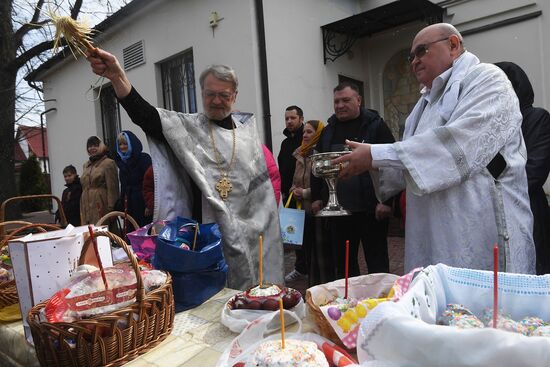 Russia Religion Orthodox Easter Preparations