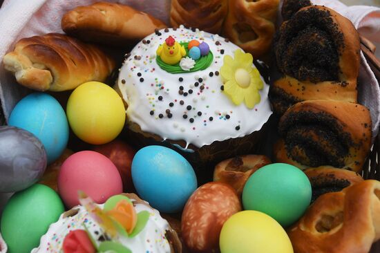 Russia Religion Orthodox Easter Preparations