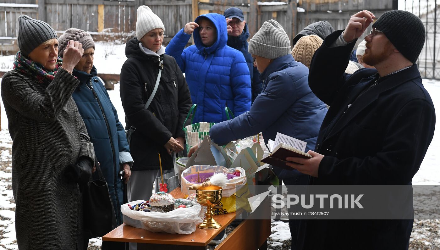 Russia Religion Orthodox Easter Preparations