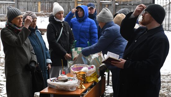 Russia Religion Orthodox Easter Preparations