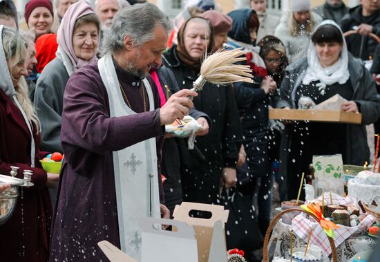 Russia Religion Orthodox Easter Preparations