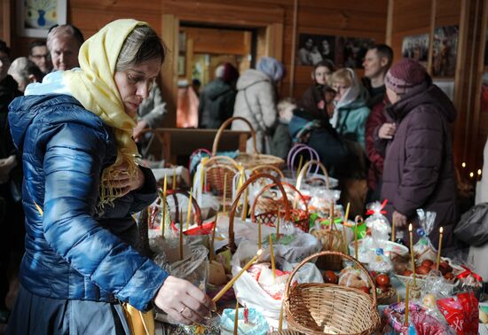 Russia Religion Orthodox Easter Preparations