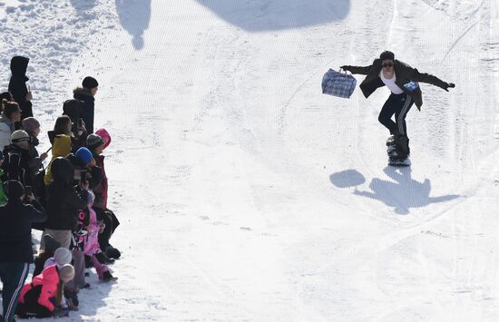 Russia Ski Season Ending Event