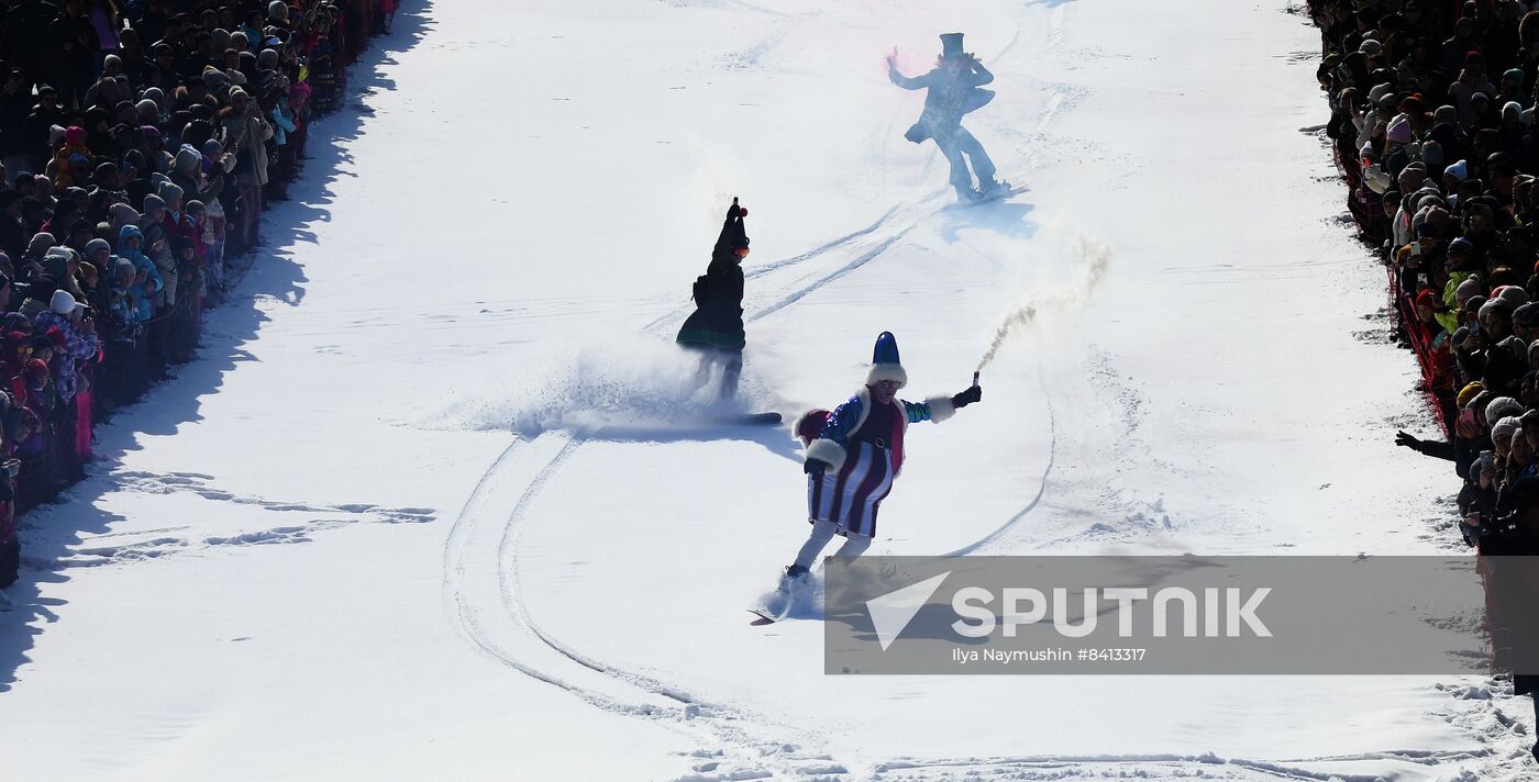 Russia Ski Season Ending Event