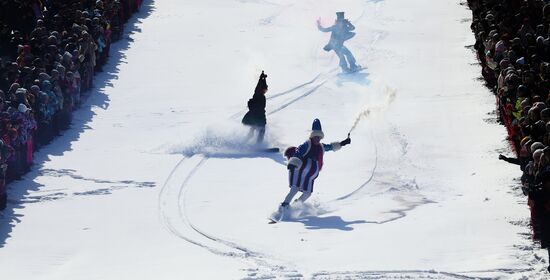 Russia Ski Season Ending Event