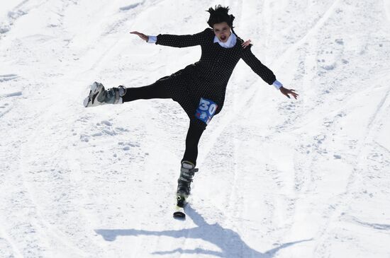 Russia Ski Season Ending Event