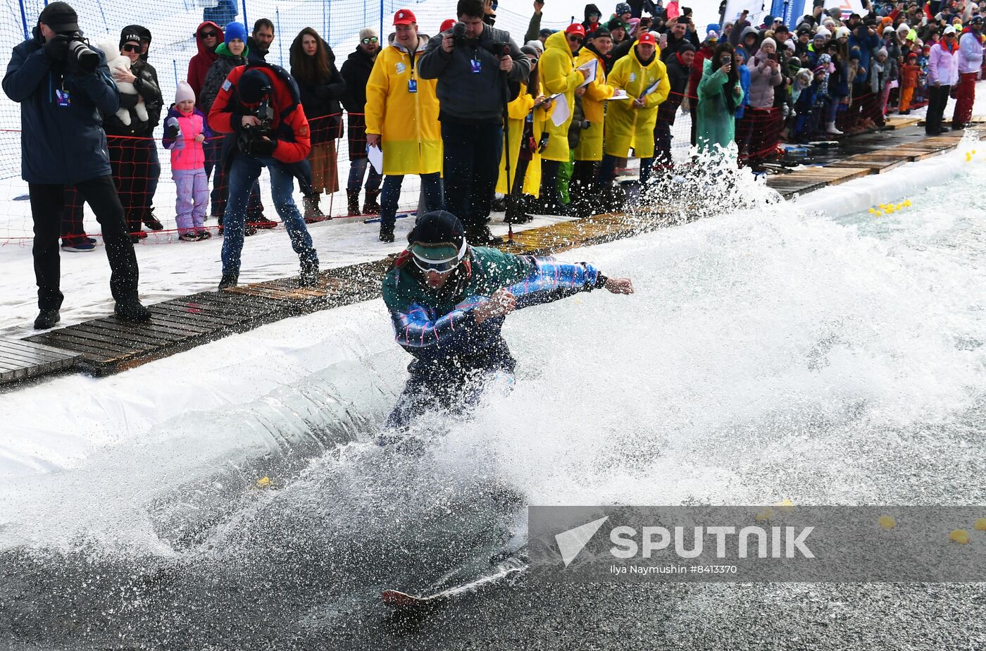 Russia Ski Season Ending Event