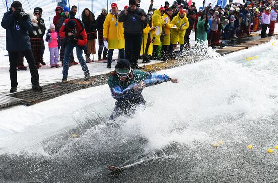 Russia Ski Season Ending Event