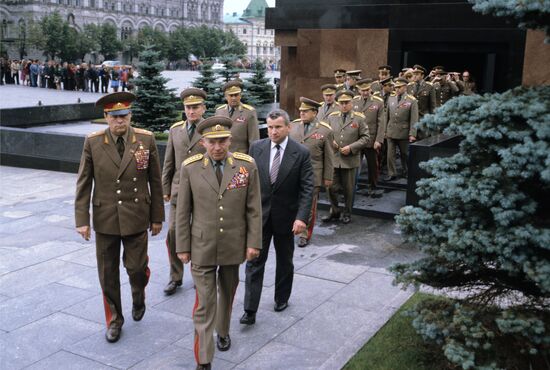 Delegation from Czechoslovak SSR visits Soviet Union