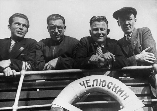 Members of Chelyuskin expedition