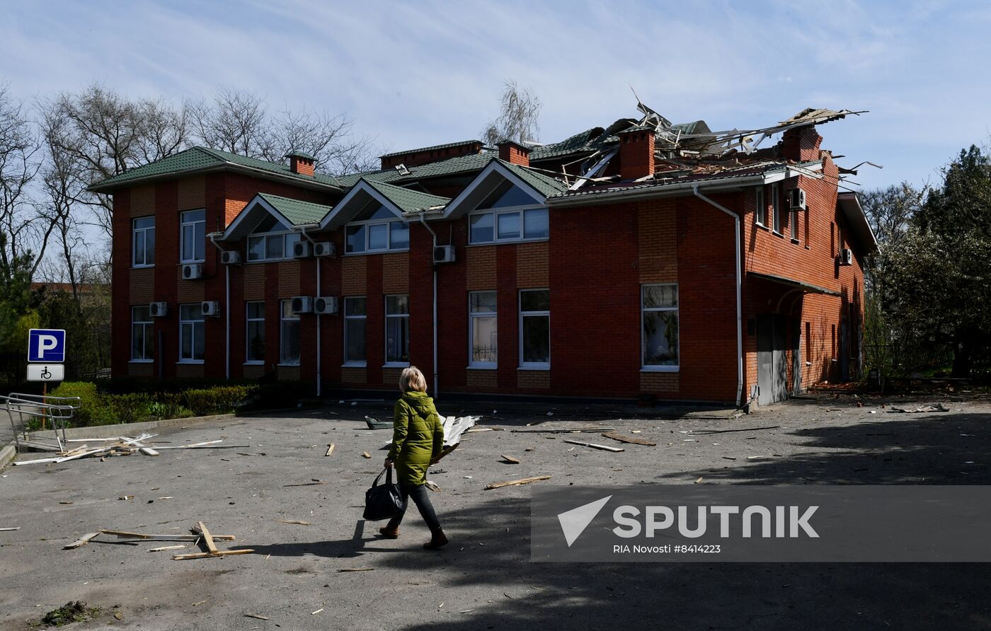 Russia Ukraine Military Operation Shelling