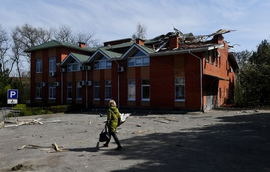 Russia Ukraine Military Operation Shelling