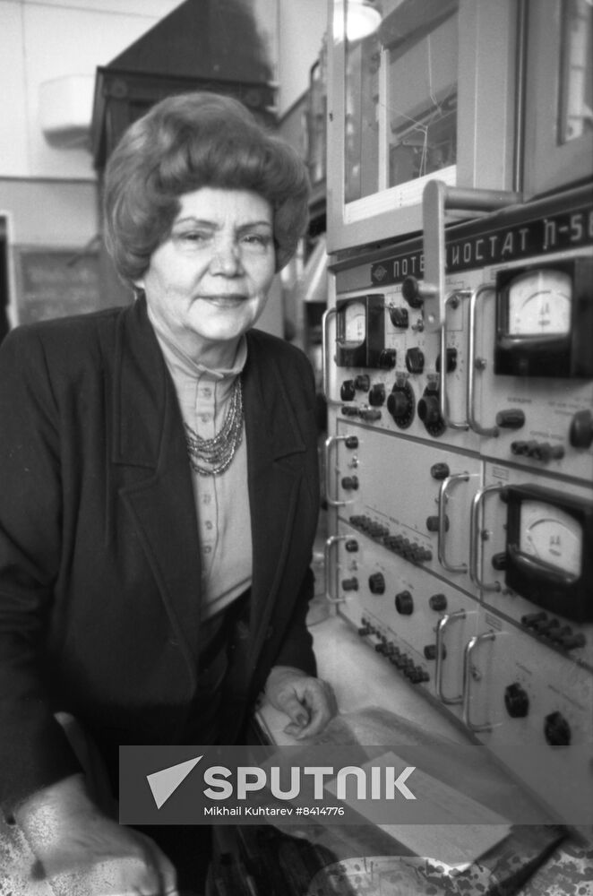 Professor of Moscow State University Yevdokiya Sokolovskaya