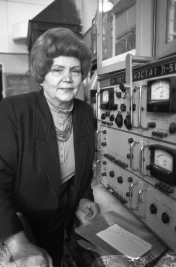 Professor of Moscow State University Yevdokiya Sokolovskaya