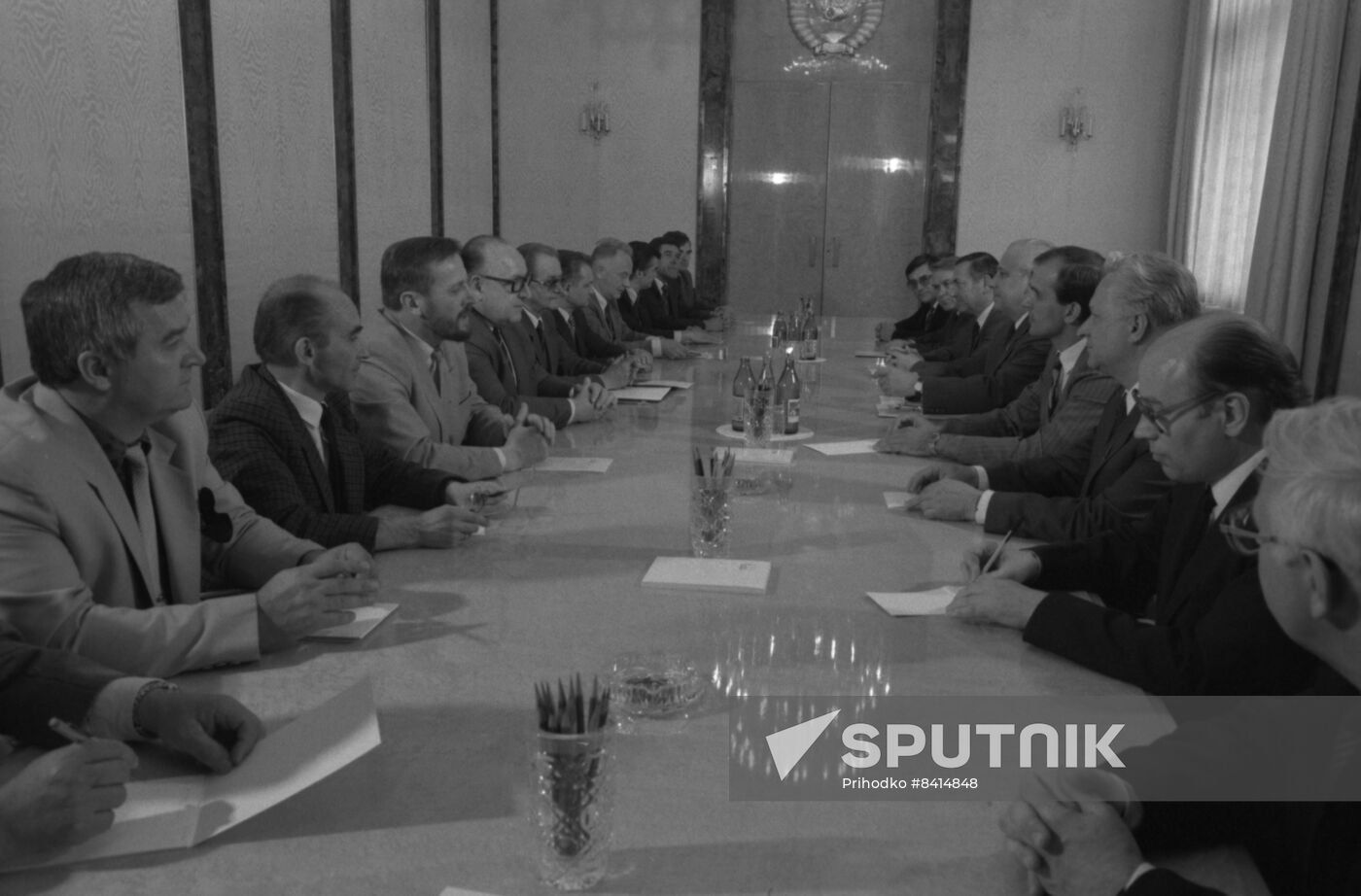 Speaker of Sejm of Polish People's Republic Speaker Mikołaj Kozakiewicz visits USSR