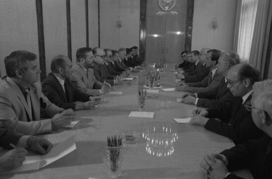 Speaker of Sejm of Polish People's Republic Speaker Mikołaj Kozakiewicz visits USSR