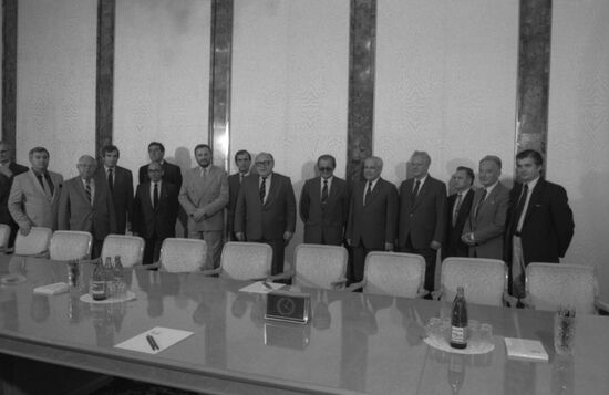 Speaker of Sejm of Polish People's Republic Speaker Mikołaj Kozakiewicz visits USSR