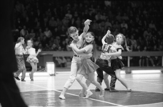 USSR first open lambada championship in Moscow