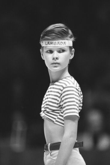 USSR first open lambada championship in Moscow