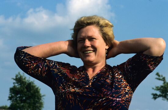 USSR Supreme Soviet Deputy Nina Kozina