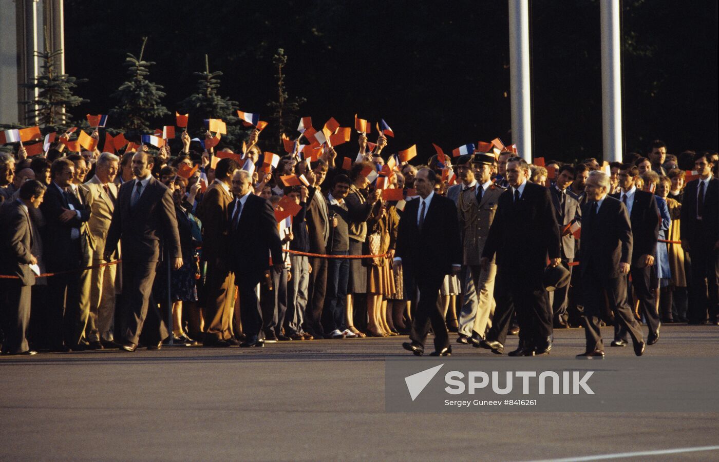 French delegation visits USSR