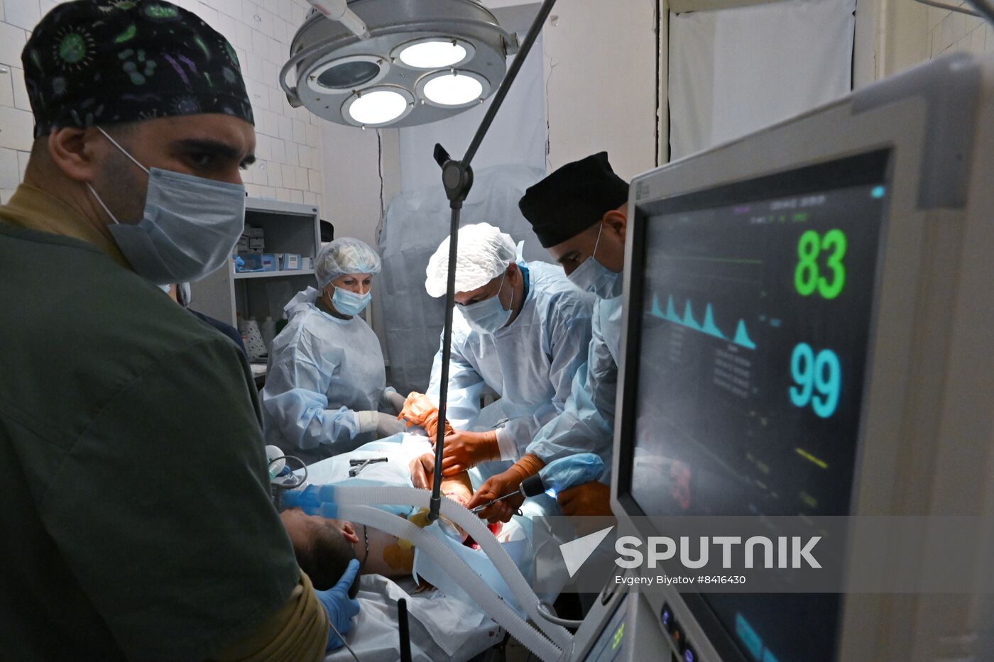 Russia Ukraine Military Operation Frontline Hospital