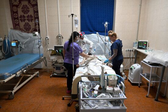 Russia Ukraine Military Operation Frontline Hospital