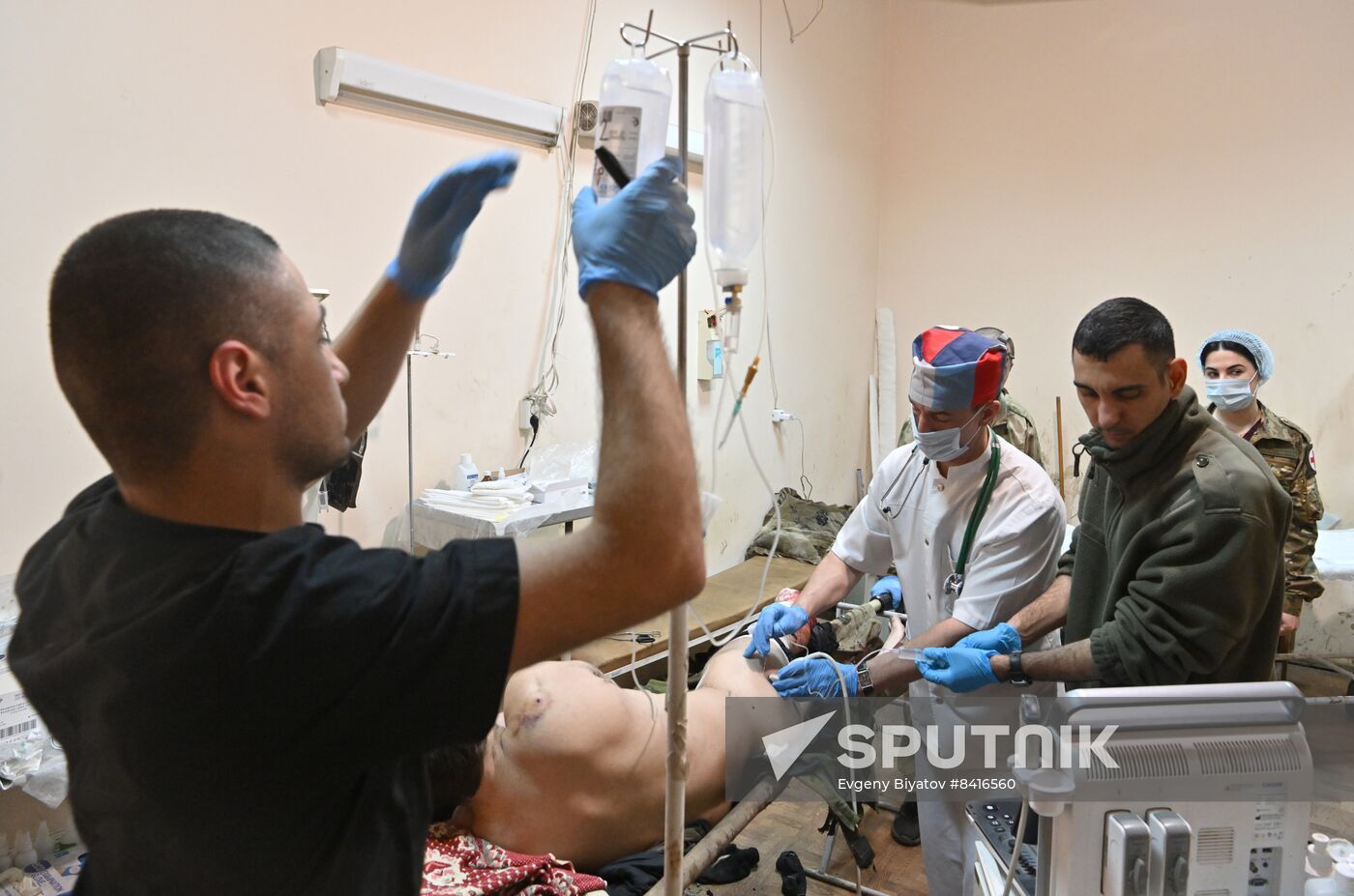 Russia Ukraine Military Operation Frontline Hospital