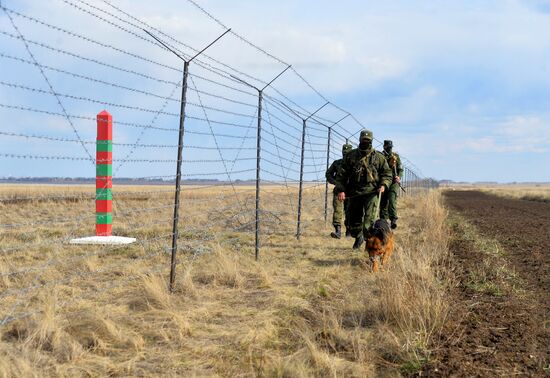 Russia Defence Border Service Exercises