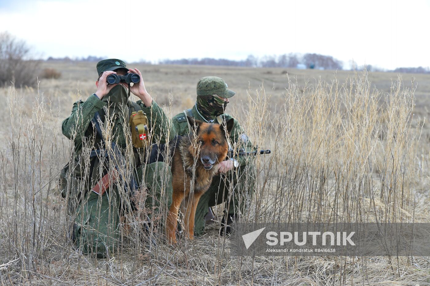 Russia Defence Border Service Exercises