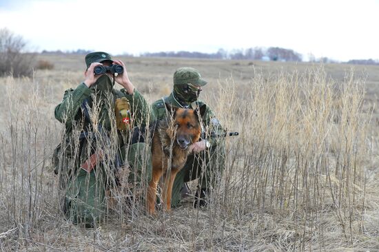 Russia Defence Border Service Exercises