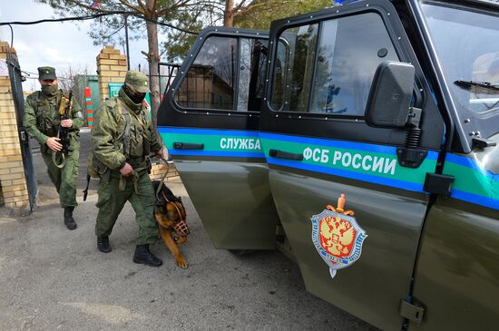 Russia Defence Border Service Exercises