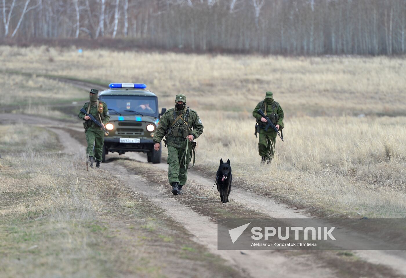 Russia Defence Border Service Exercises