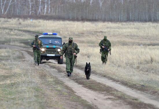 Russia Defence Border Service Exercises