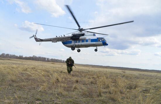 Russia Defence Border Service Exercises