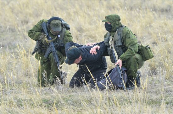 Russia Defence Border Service Exercises