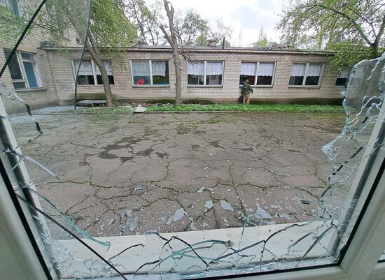 Russia Ukraine Military Operation Shelling