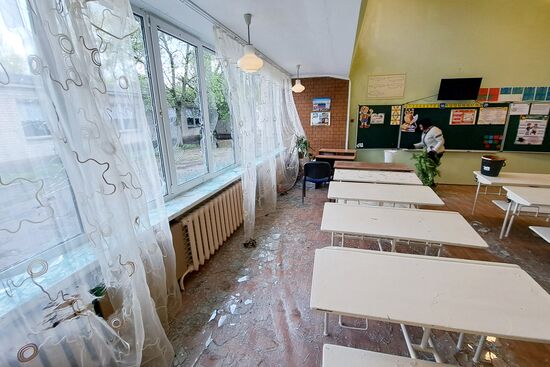 Russia Ukraine Military Operation Shelling
