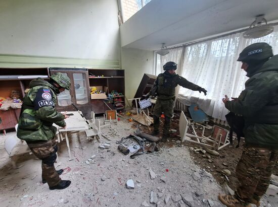 Russia Ukraine Military Operation Shelling