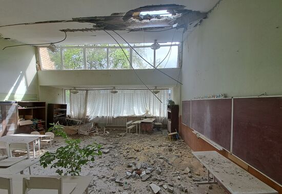 Russia Ukraine Military Operation Shelling