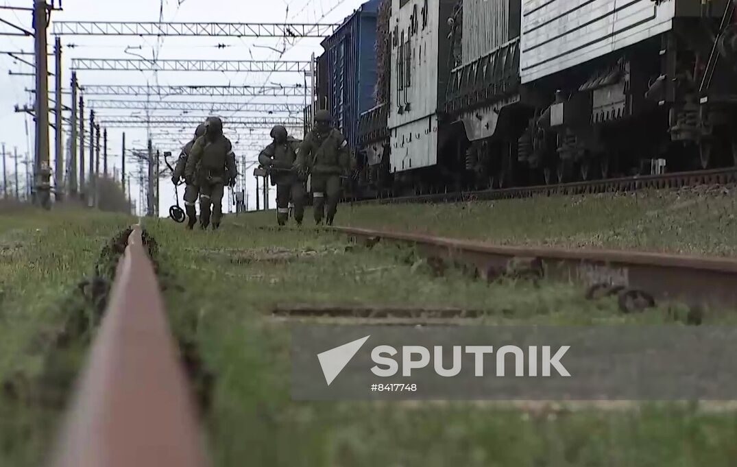 Russia Ukraine Military Operation Armored Train