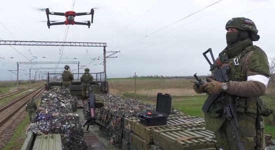 Russia Ukraine Military Operation Armored Train