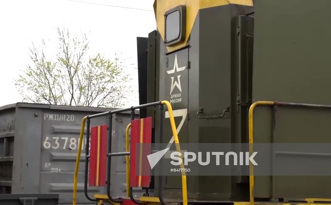 Russia Ukraine Military Operation Armored Train