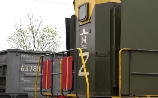 Russia Ukraine Military Operation Armored Train