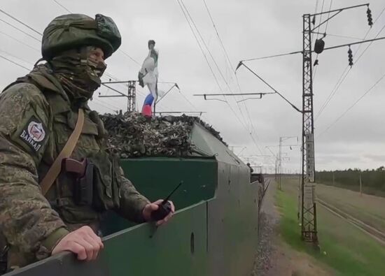 Russia Ukraine Military Operation Armored Train