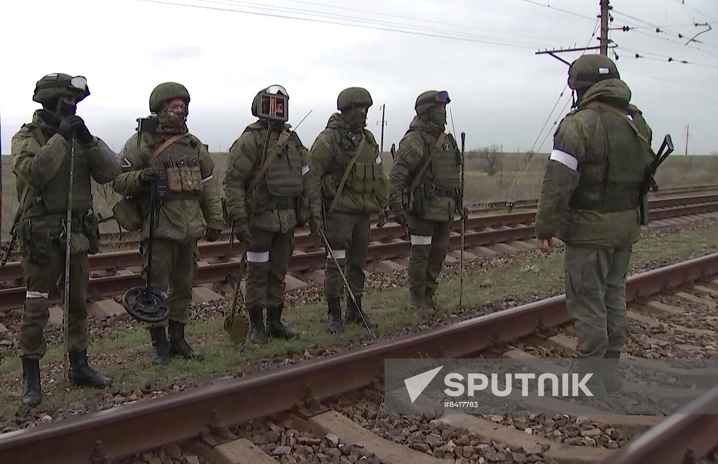 Russia Ukraine Military Operation Armored Train