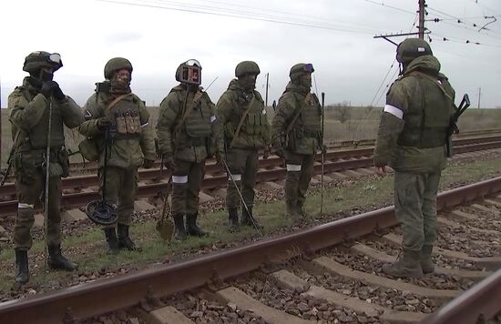 Russia Ukraine Military Operation Armored Train