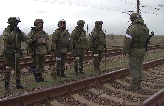 Russia Ukraine Military Operation Armored Train