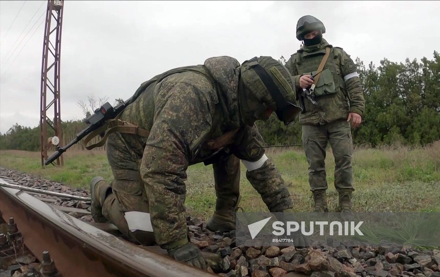 Russia Ukraine Military Operation Armored Train