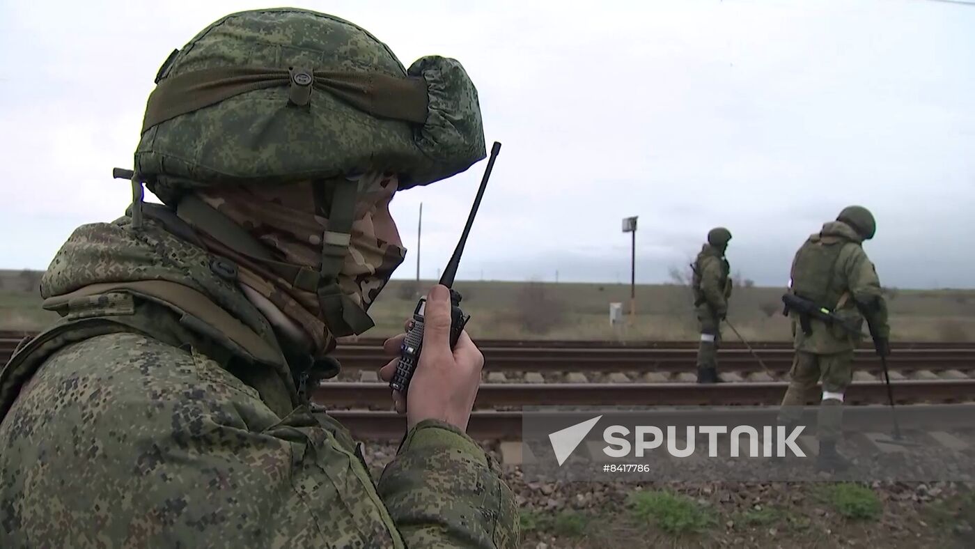 Russia Ukraine Military Operation Armored Train